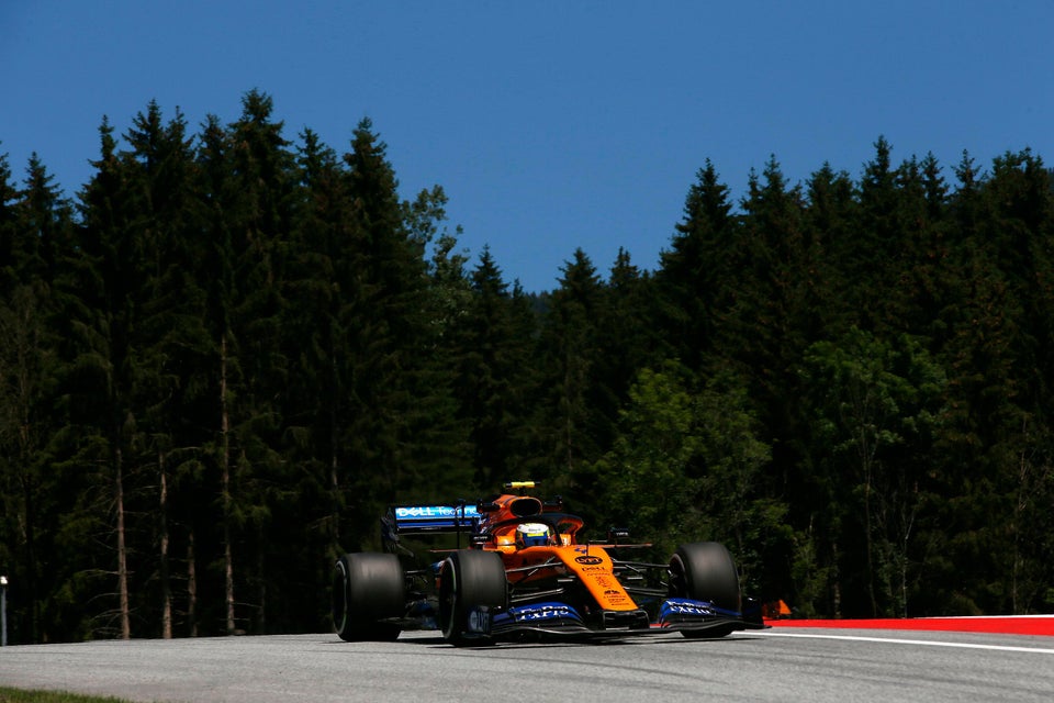 Lando Norris at the 2019 Austrian Grand Prix.