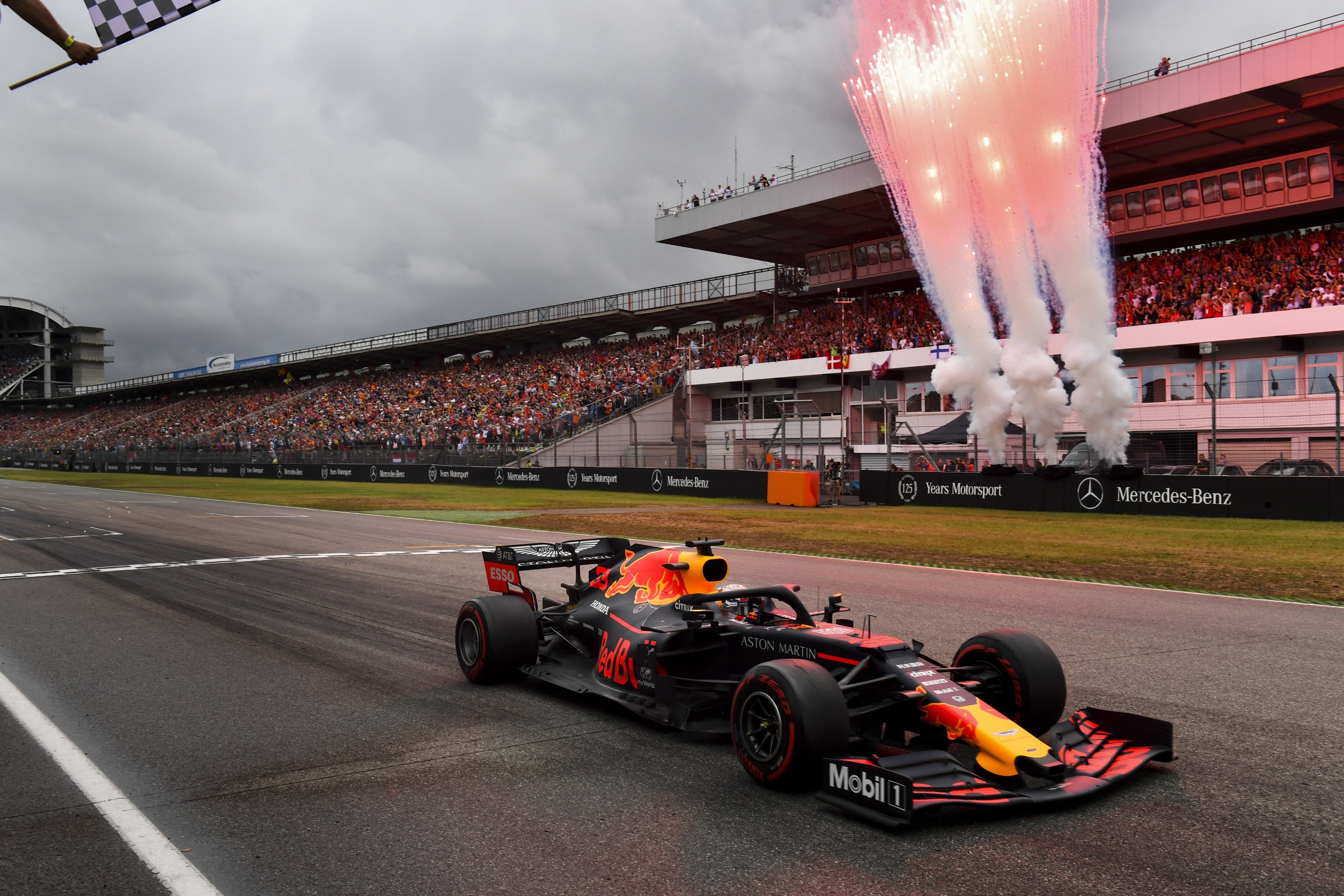 Max Verstappen wins the German Grand Prix.