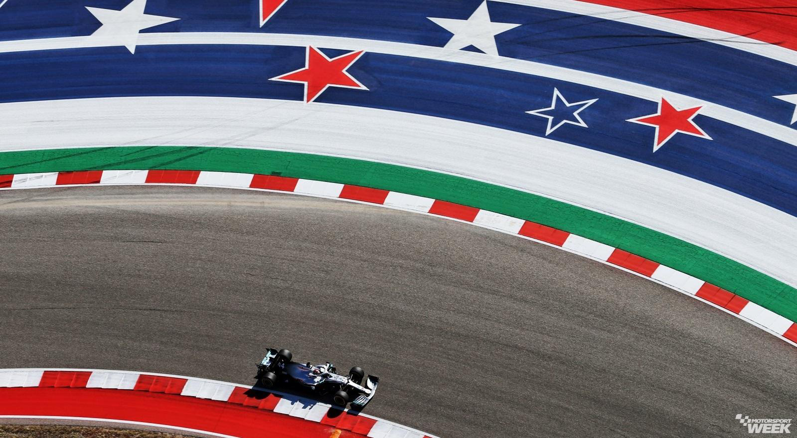 Lewis Hamilton at the United States Grand Prix.