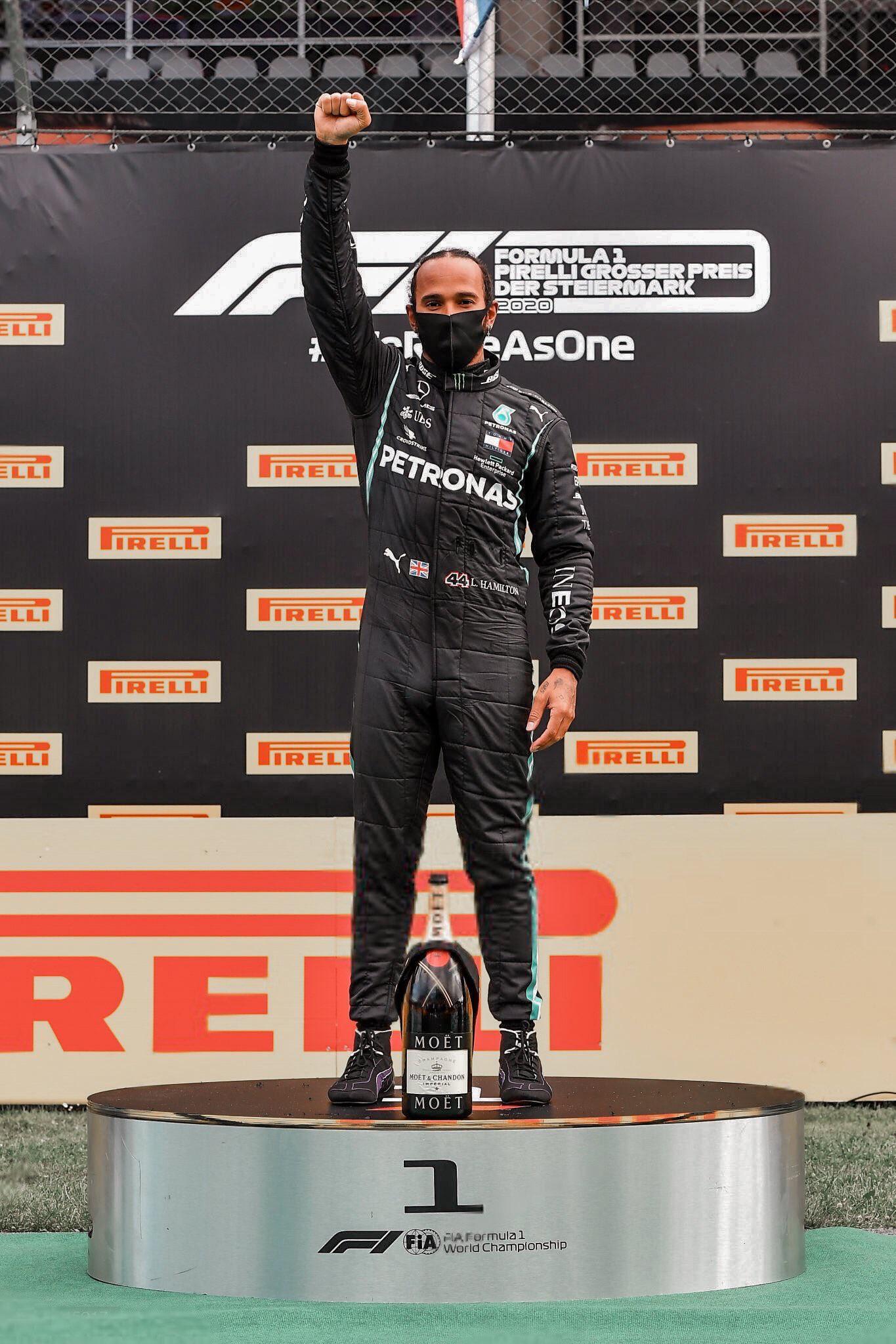 Lewis Hamilton wins the Styrian Grand Prix.