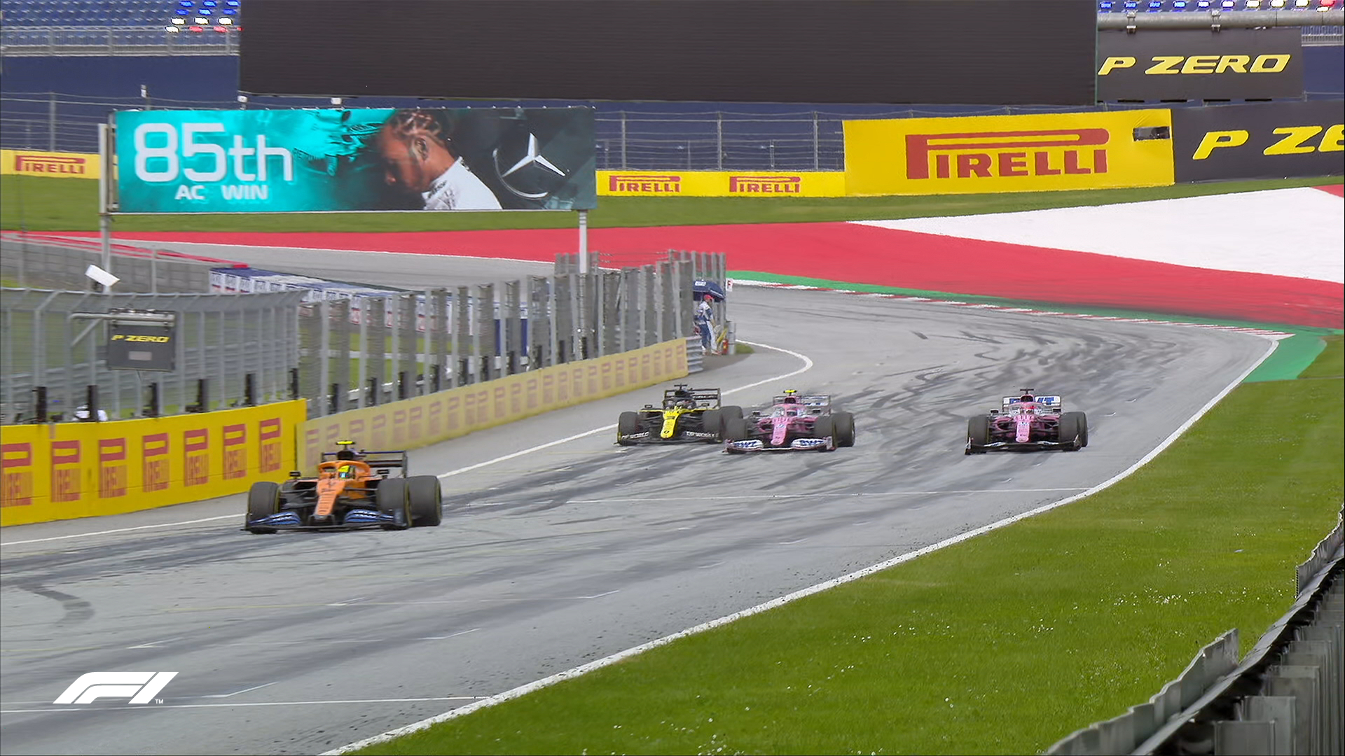 A dramatic last lap at the Styrian Grand Prix.