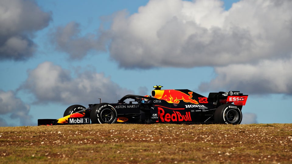 Alexander Albon at the Portuguese Grand Prix.