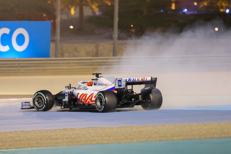 One of many Nikita Mazepin spins over the Bahrain Grand Prix weekend.