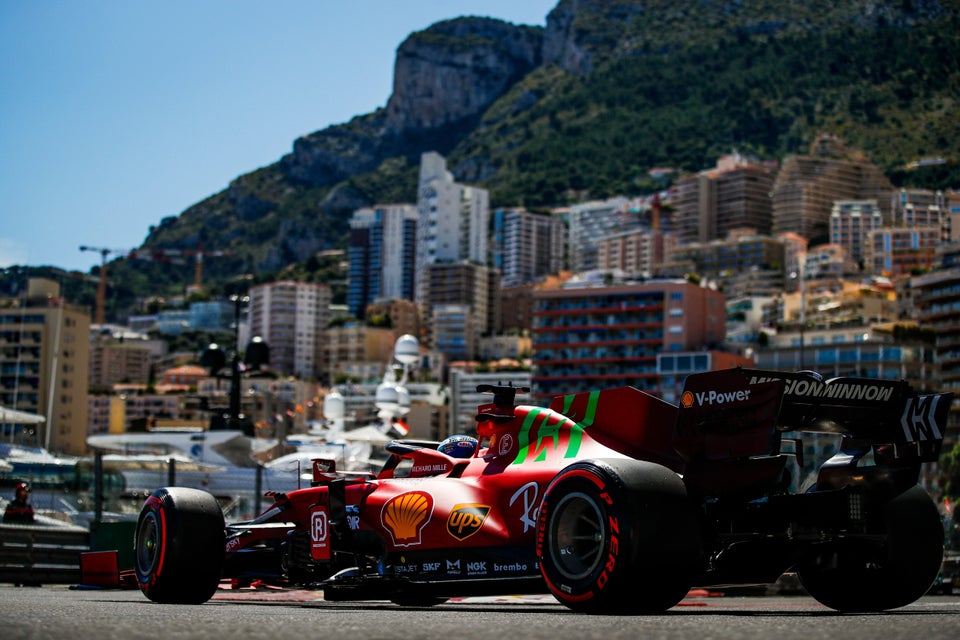 Charles Leclerc at the Monaco Grand Prix.