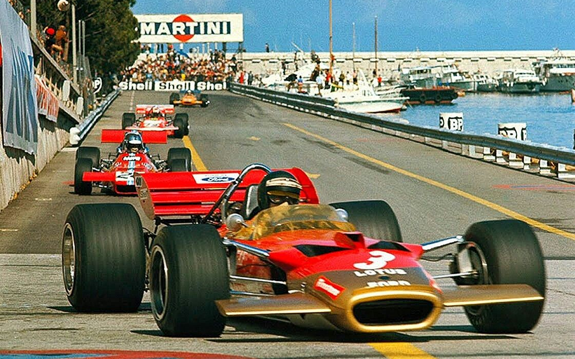 Jochen Rindt at the 1970 Monaco Grand Prix.