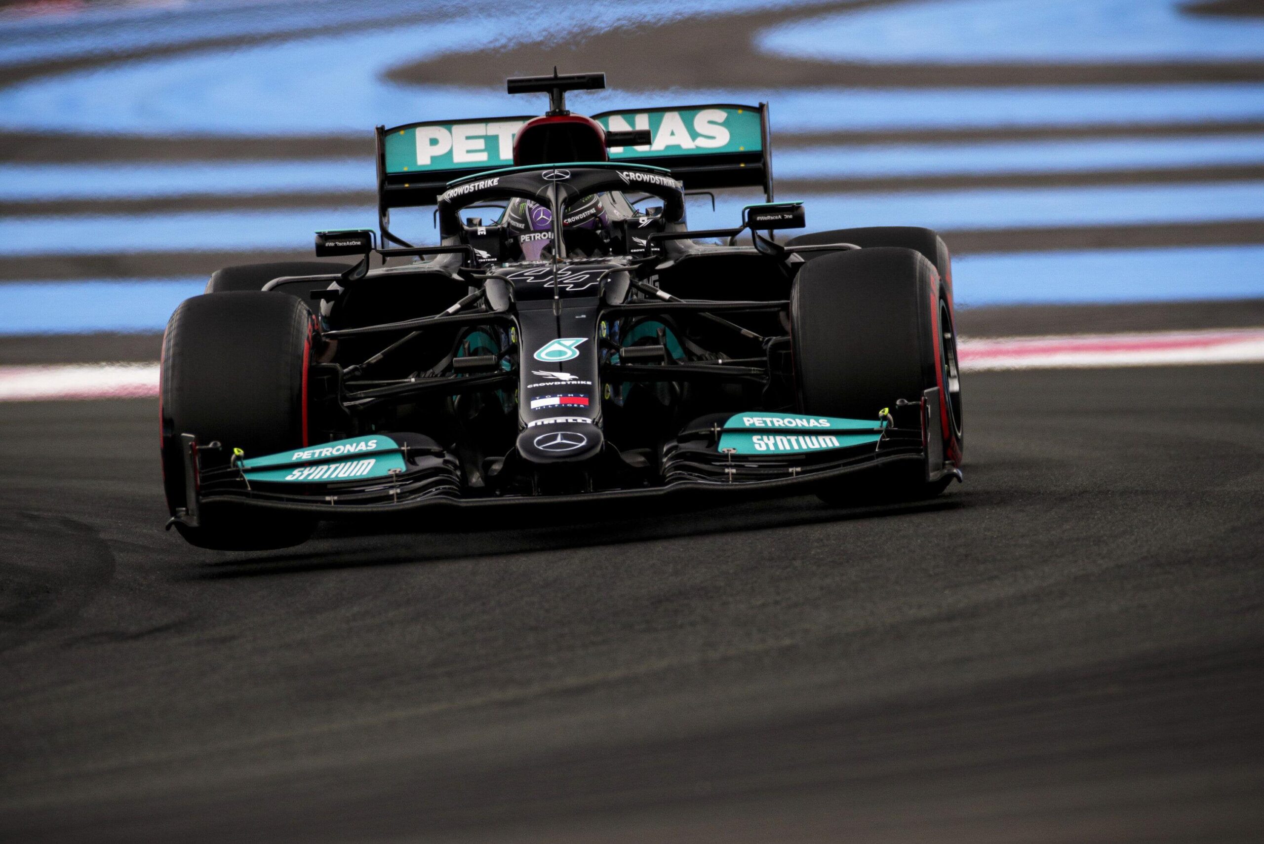 Lewis Hamilton at the French Grand Prix.