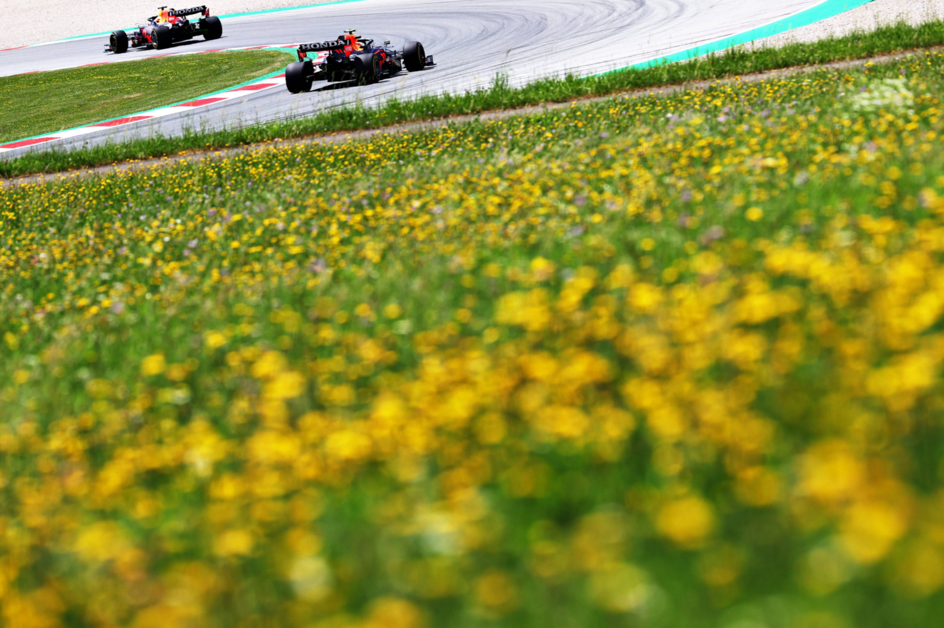 The Red Bulls at the Styrian Grand Prix.