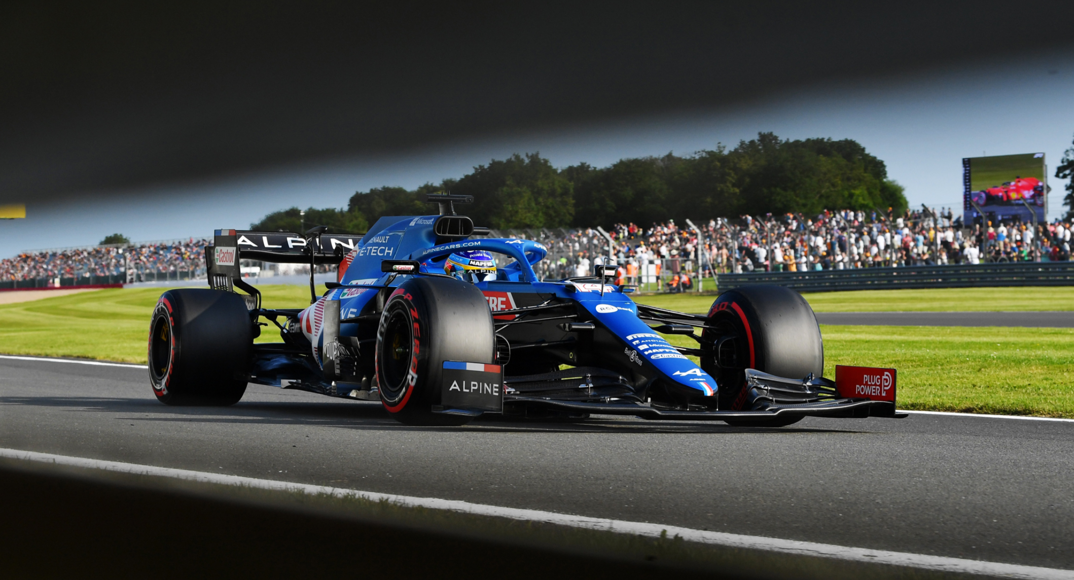 Fernando Alonso at the British Grand Prix.