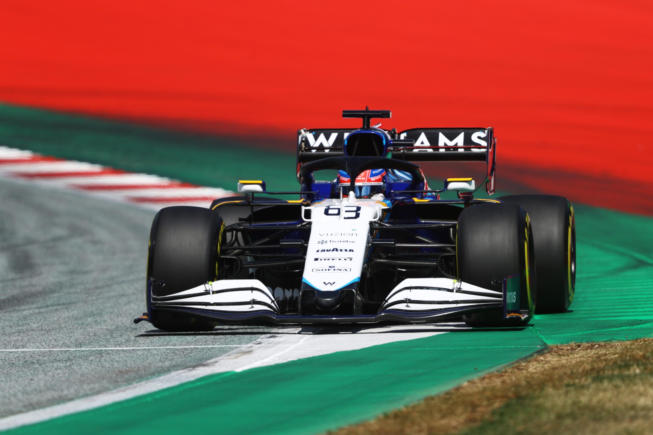 George Russell at the Austrian Grand Prix.
