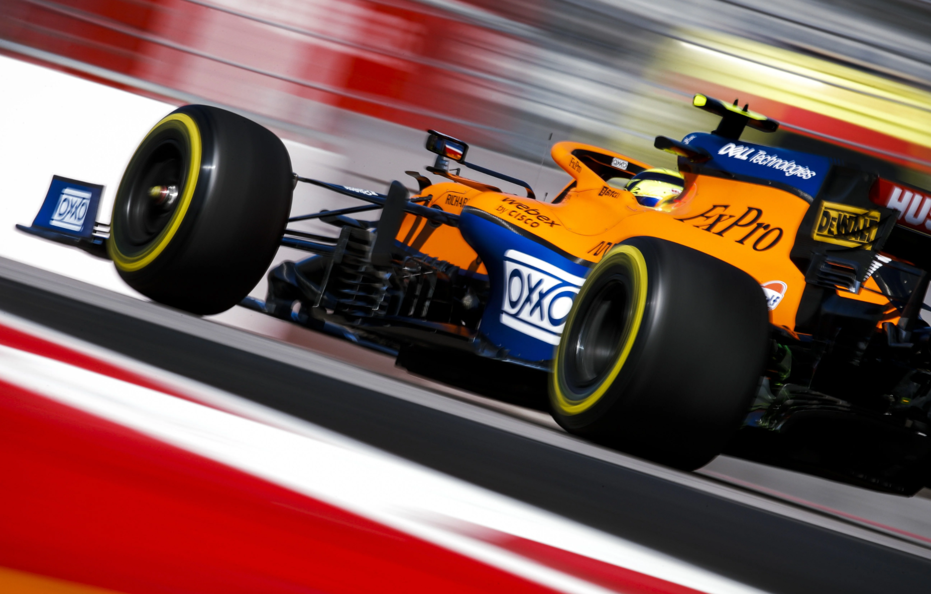 Lando Norris at the Russian Grand Prix.