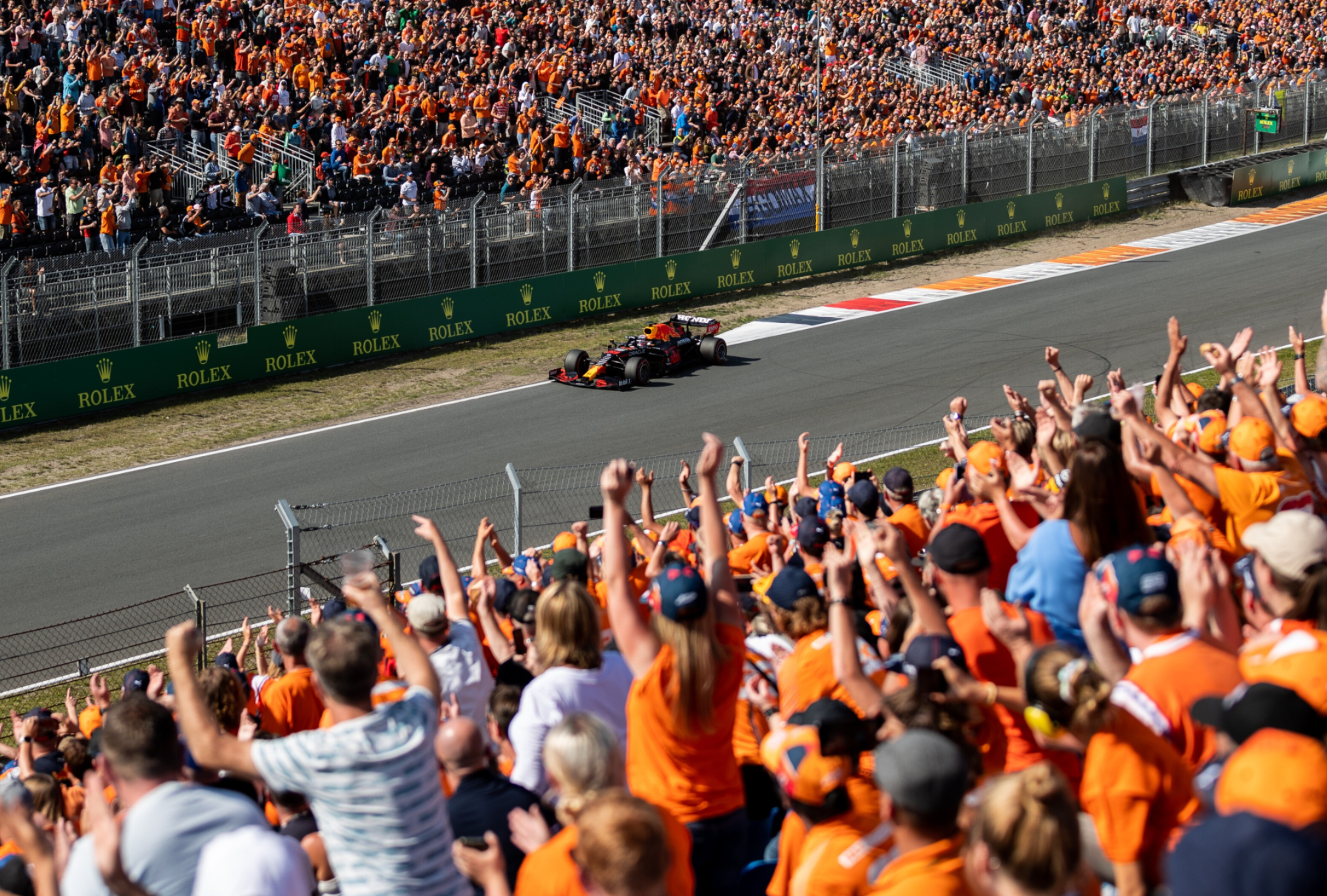 The Orange Army goes wild at the Dutch Grand Prix.